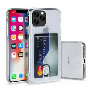 Funda Tarjetero Transparente Para iPhone 11 Pro Max Funda Tarjetero Transparente Para iPhone 11 Pro Max