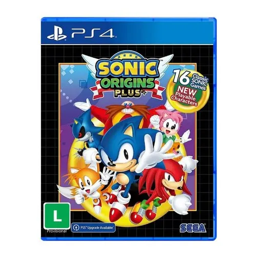 Medios físicos de Sonic Origins Plus para PS4