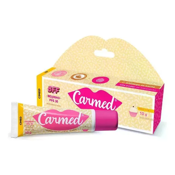 Carmed Hidratante Labial BFF Beijinho FPS 30
