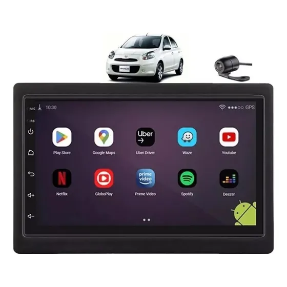 Central Multimidia Android Nissan March 2011 2012 2013 2014