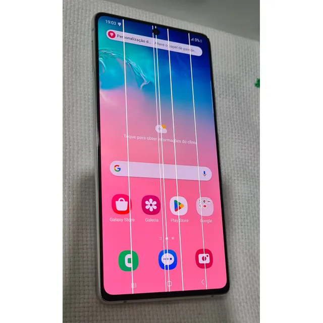 Samsung Galaxy S10 Lite 128gb Sm-g770f Usado (com Linhas) Branco