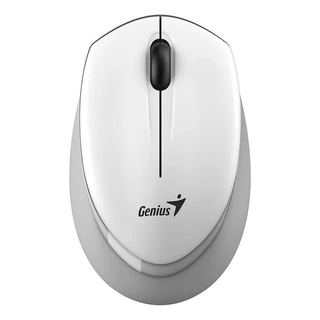 Mouse Genius Nx-7009 Wireless Blueeye Ergonomico White Color Blanco