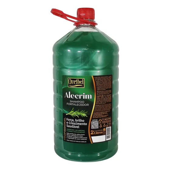 Shampoo Sem Sal De Alecrim Fortalecedor E Crescimento 2 Lts