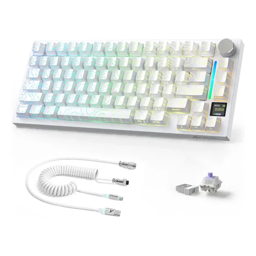 Teclado mecânico ergonômico e portátil para jogos espanhol e-YOOSO