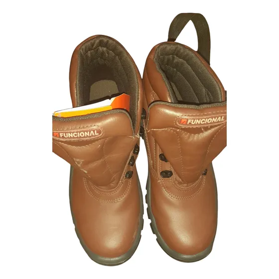 Botines Funcional De Cuero Trabajo