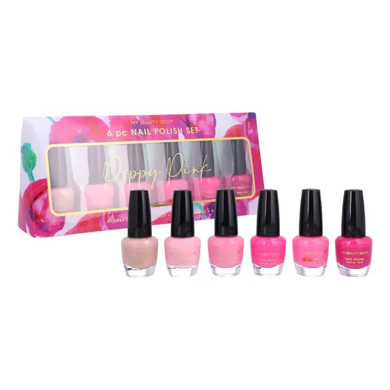 Body Luxuries Set 6 Esmaltes Uñas Pink