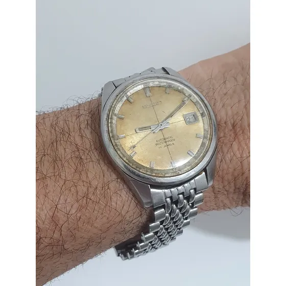 Relógio Seiko Automátic Antigo Funcionando Pra Restaurar