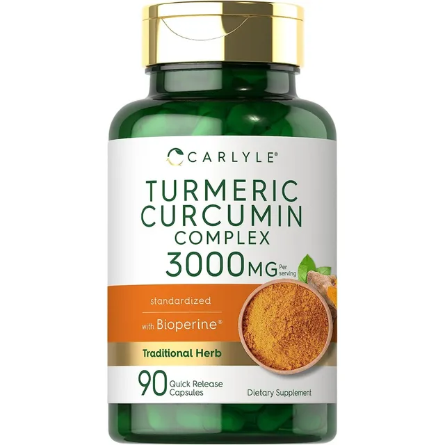 Curcumina De Cúrcuma Con Bioperina 3000 Mg Horbaach