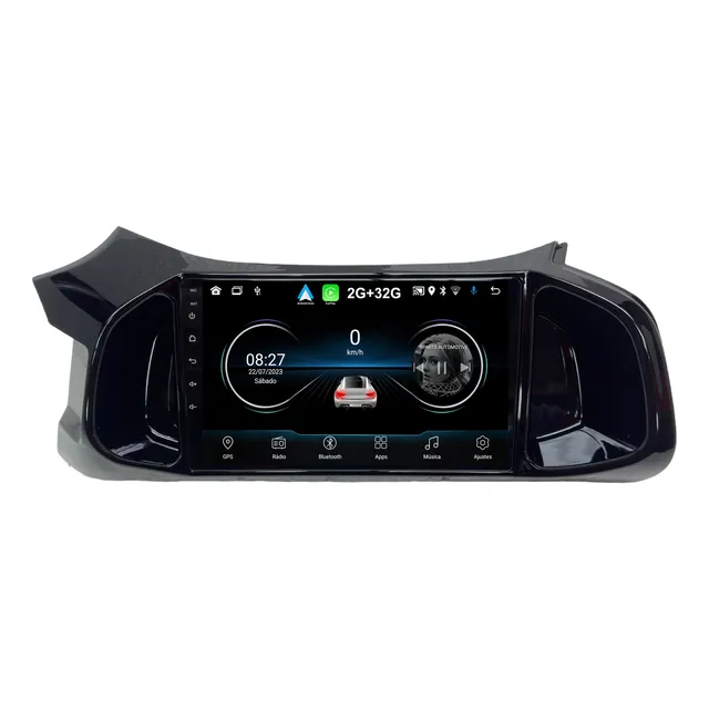 Kit Multimidia 9 Polegadas Android Gm Onix 2012 A 2019