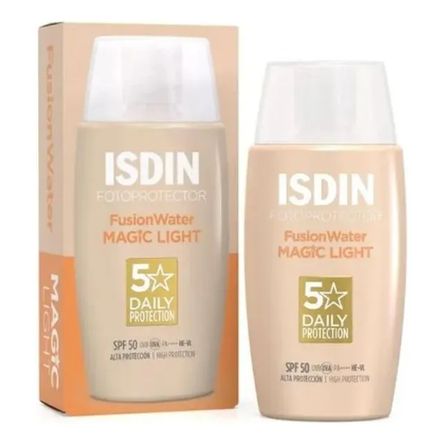 Fotoprotector Fusion Water Spf50 Isdin | Color Light | 50ml