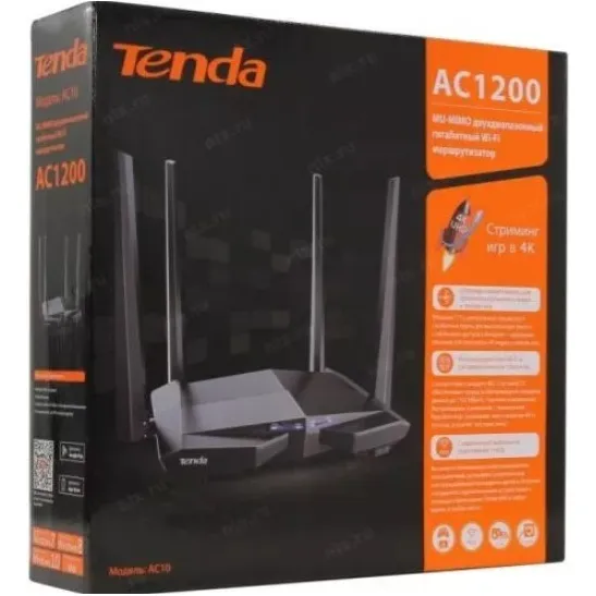 Router Wifi Doble Banda Gigabit Tenda Ac10 Wireless Ac1200