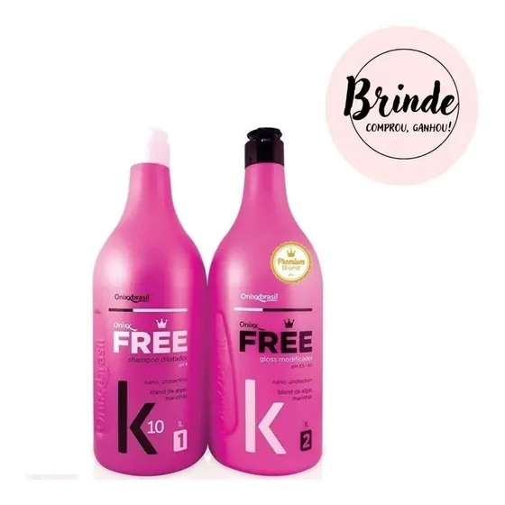 Escova Progressiva Para Loiras Free K10 Blond - Onixx Brasil