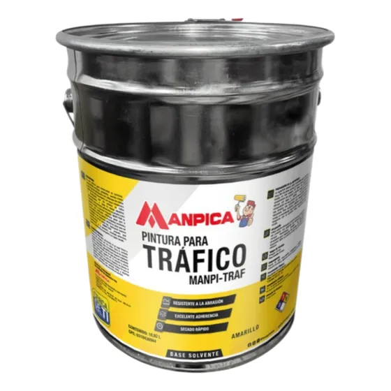 Pintura Trafico Amarillo Con Perlas Manpitraf Manpica Cuñete
