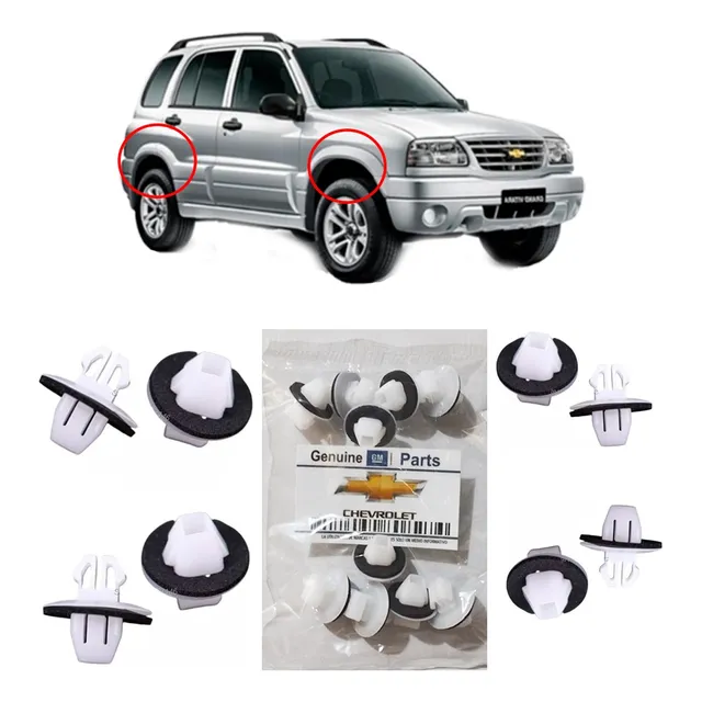 Grapas Clips Para Moldura Buche Grand Vitara Original 10 Und