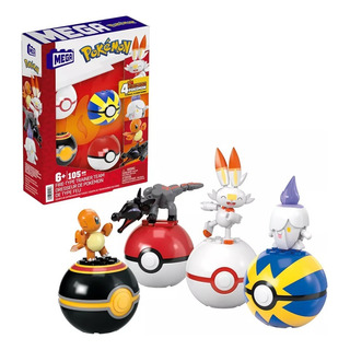 Mega Pokémon Charmander Scorbunny Litwick Salandit Pokebolas Mega Pokémon Charmander Scorbunny Litwick Salandit Pokebolas