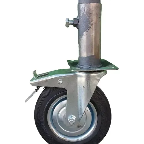 Rueda Andamio Con Freno Y Tubo Reforzada 160 Y 200mm 