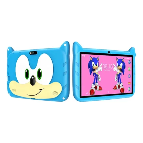 Tablet Para Niños Con Funda De Sonic 6gb+128gb