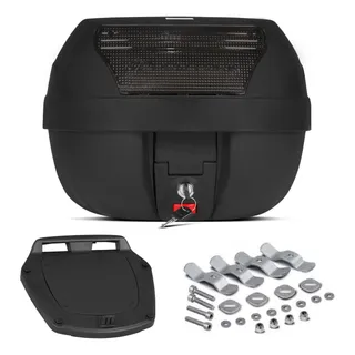 Baú Smart Box 28 Litros Fumê Com Base Universal Pro Tork