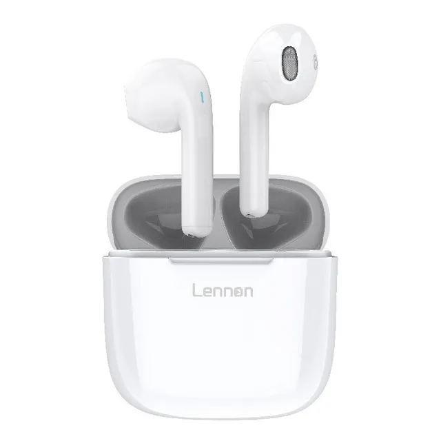 Audífonos Bluetooth Inalámbricos Lennon Ln-ap1w Blancos Buds Color Blanco