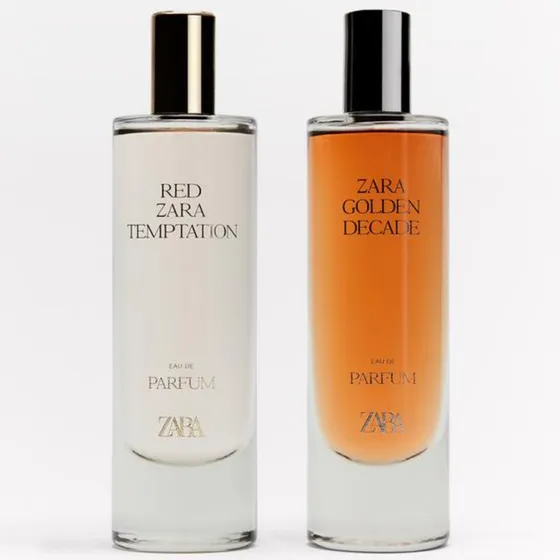 Zara Red Temptation 80ml + Golden Decade 80ml Eau De Parfum Volumen De La Unidad 80 Ml