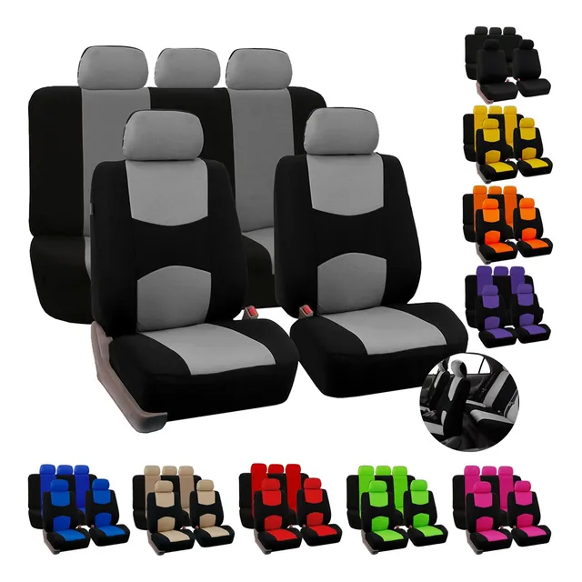 Funda De Asiento De Coche De Tejido De Poliéster Universal