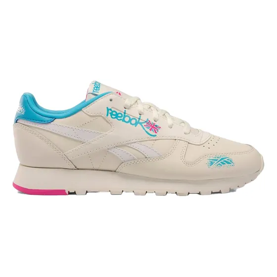 Tenis Mujer Reebok Clasics Leather - Blanco-multicolor