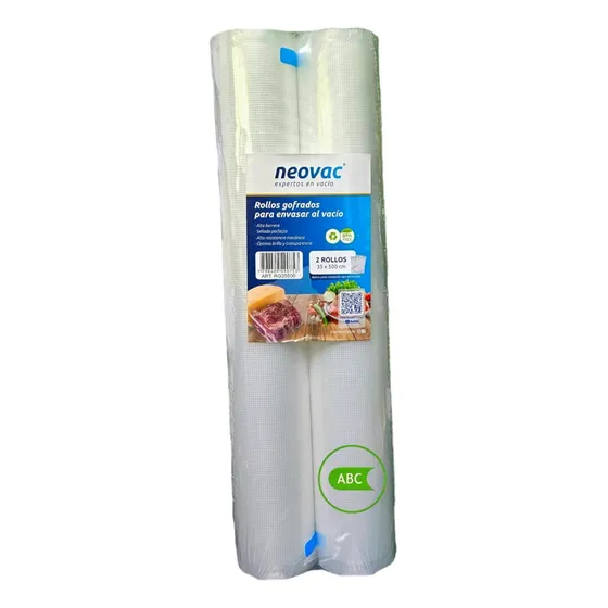 Rollos Vacío Gofrados Neovac 35 Cm X 5 Mts De Largo 