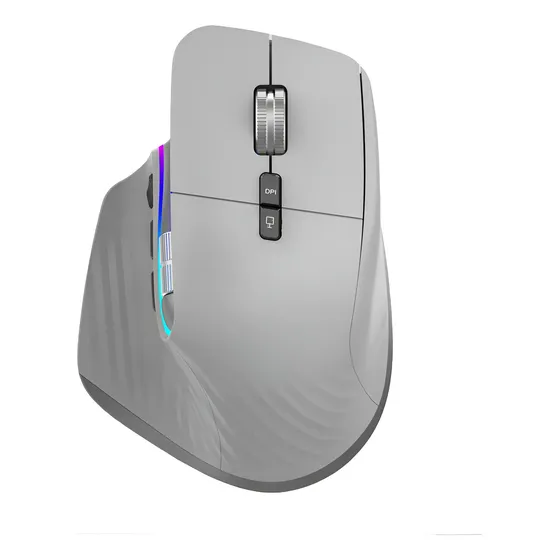 Mouse Gamer Recargable  Bluetooth Y Usb Inalámbrico Rgb