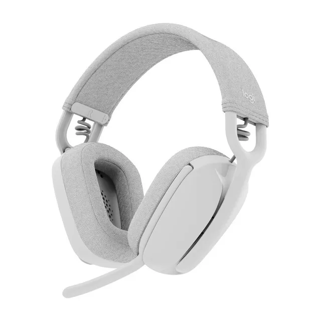 Audífonos Logitech Zone Vibe 100 Inalámbrico Over Ear Color Off white Color de la luz NA