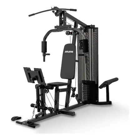 Home Gym Multifuncional 55kg Xtreme Force 300 Pro Estructura 57123 - Negro Tapizado Negro
