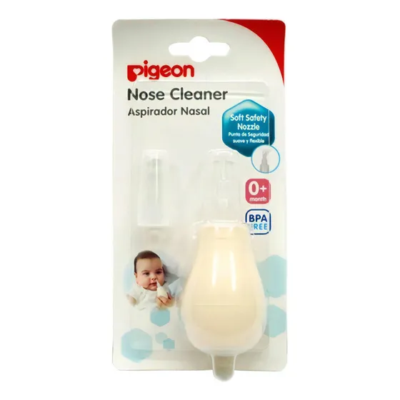 Aspirador Nasal Saca Mocos Con Deposito Pigeon Color Beige
