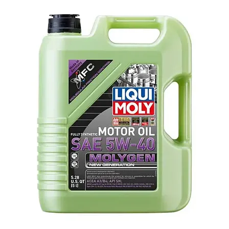 Aceite Para Motor Liqui Moly Sintético 5w-40 Para Auto/camioneta De 1 Unidad X 5l