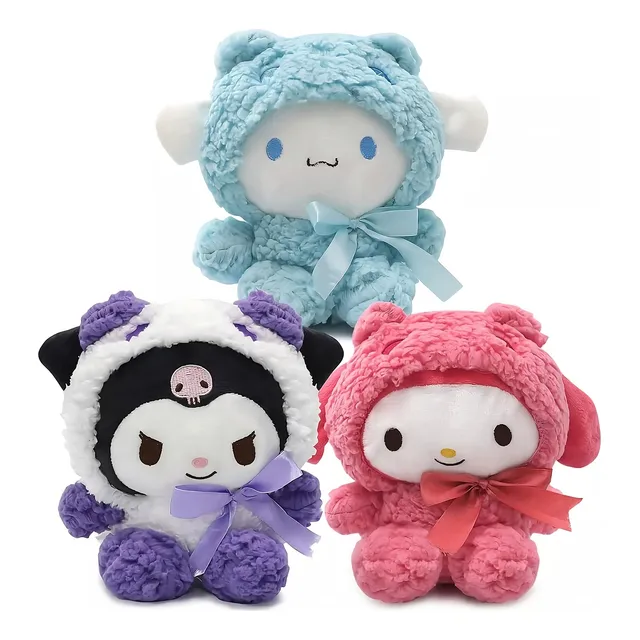 Muñeco De Peluche De Kuromi My Melody Cinnamoroll 3 Piezas