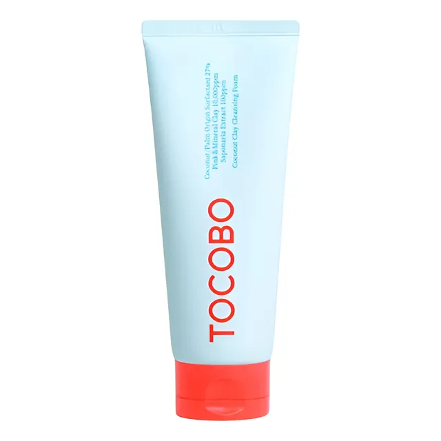 Tocobo Coconut Clay Cleansing Foam - Control De Sebo Y Poros Piel Mixta, Piel Grasa, Piel Normal Día/noche