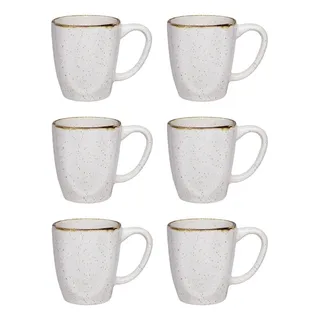 Kit 6 Canecas Porcelana Ryo Oxford 260 Ml Maresia Kit 6 Canecas Porcelana Ryo Oxford 260 Ml Maresia