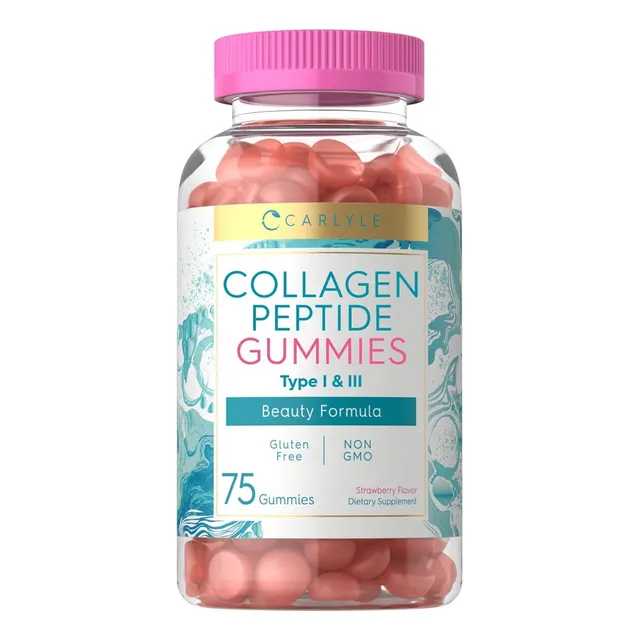 Péptido De Colágeno Tipo I Y Ii Carlyle 75 Gomitas