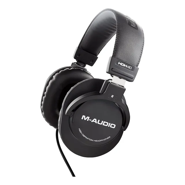 Auriculaes Negros Con Microfono - M-audio Hdh40
