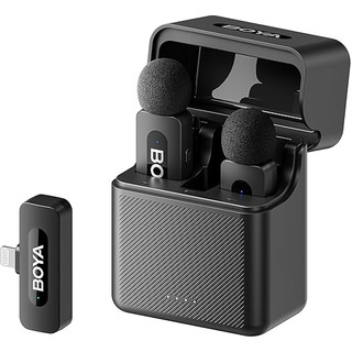 2 Micrófonos De Solapa Inalámbricos Boya By-v3 Para iPhone 2 Micrófonos De Solapa Inalámbricos Boya By-v3 Para iPhone