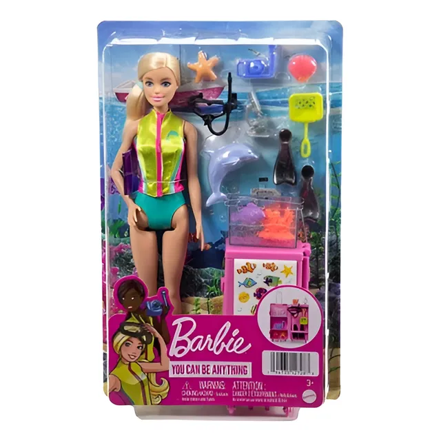 Muñeca Barbie  Bióloga Marina  + Accesorios Día Del Niño