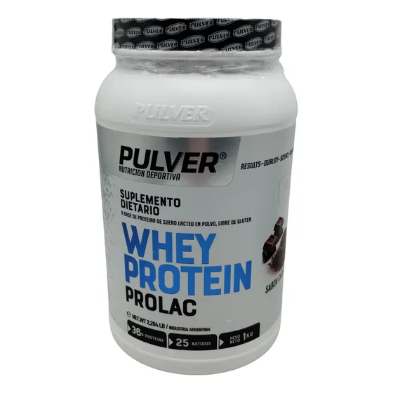 Pulver Prolac Suplemento Whey Protein Sabor Chocolate De 1kg