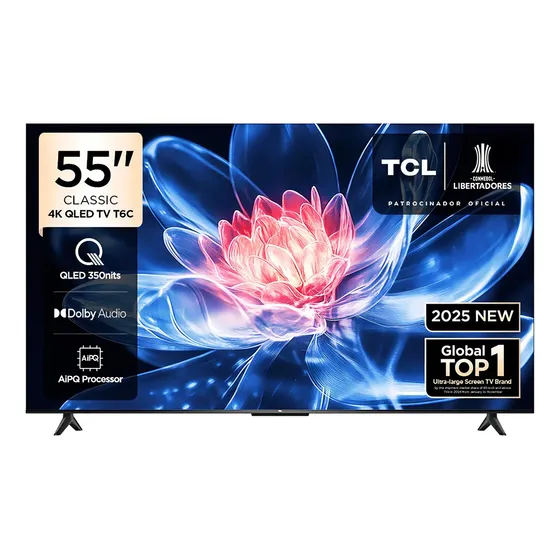 Televisor Tcl Qled 55 Smart Tv 4k Ultra Hd + Google Tv \u002F Hdr | Cuotas sin interés