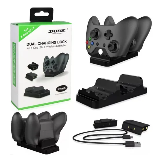 Base De Carga Para Xbox One/s/x + Dos Baterias Para Xbox One