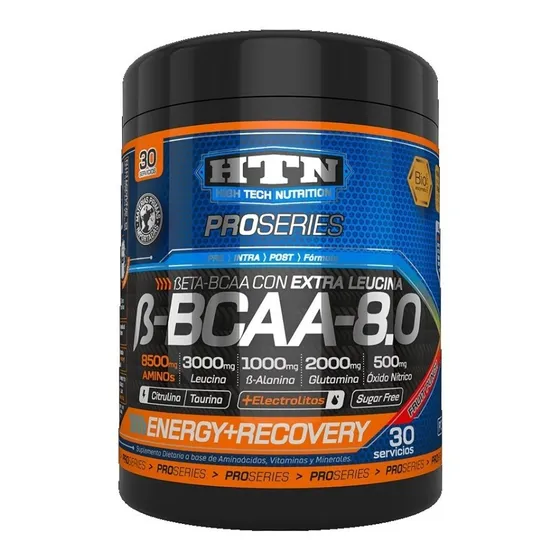 Bcaa Htn 8.0 Aminoacido Con Glutamina Oxido Nitrico