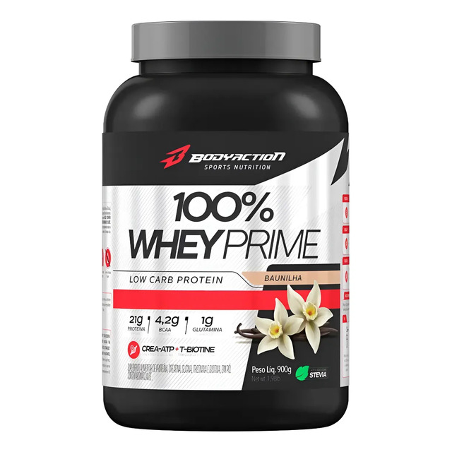 100% Whey Prime Pote 900g Bodyaction