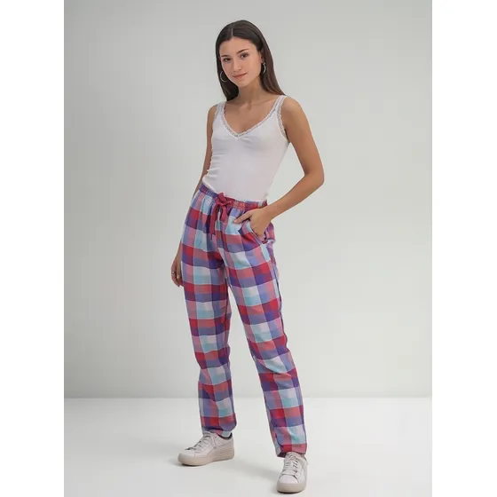 Pantalon Cuadrille Unisex Pant Tipo Pijama Verano Liviano