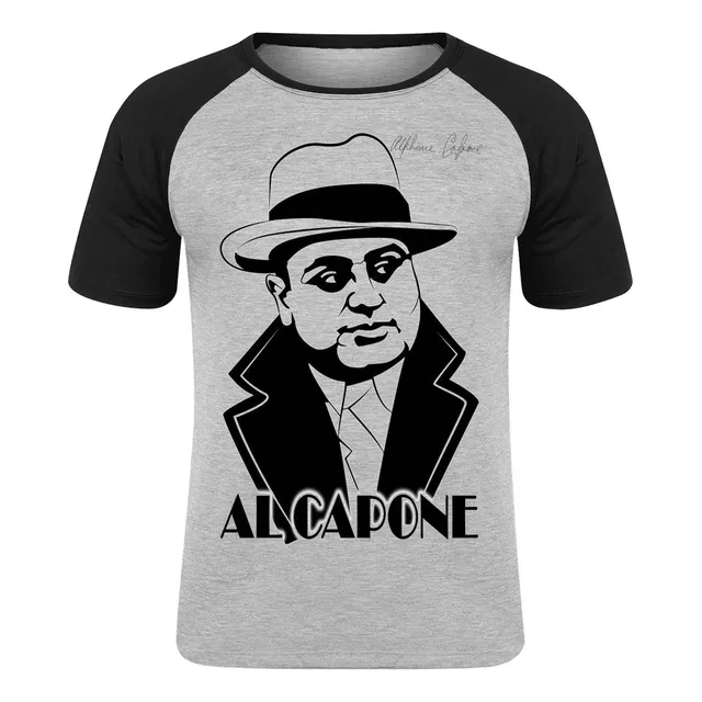 Camiseta Camisa Mafia Al Capone Mafioso Pronta Entrega