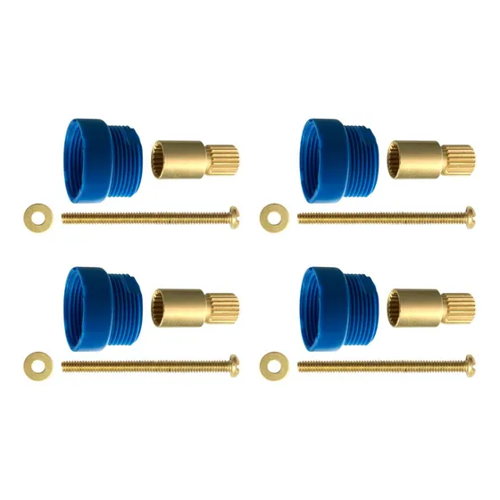 Extensor De Registro De Pressão Gaveta Docol 10mm Kit 4 Uni