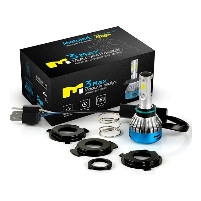 Bombillo Luz Led H4 Moto M3max 6000k