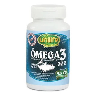 Suplemento Ămega 3 Ăleo De Peixe 700mg Unilife 60 CĂĄpsulas Suplemento Ămega 3 Ăleo De Peixe 700mg Unilife 60 CĂĄpsulas