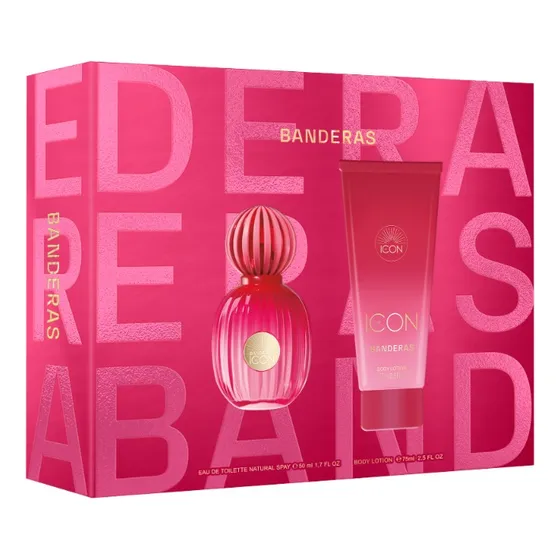 Set Banderas The Icon Femenino Edt 50ml + Body Lotion 75ml